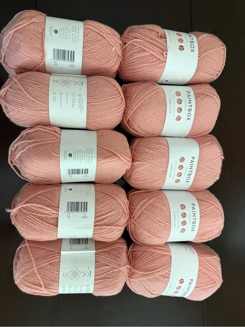Paintbox Blush Pink Yarn - 10 Skeins